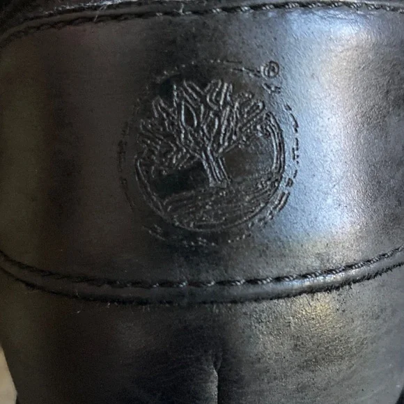 Timberland Black Leather Riding/Biker Boots Knee High Size 7.5 EUC - Picture 12 of 13